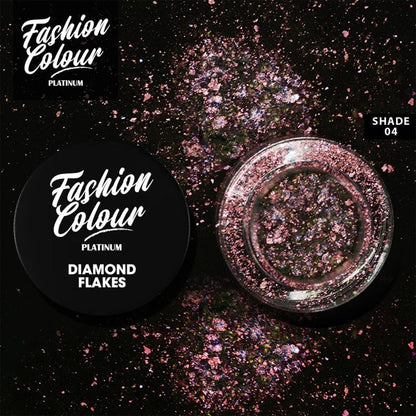 Fashion Colour Platinum Diamond Flakes, 2.5G