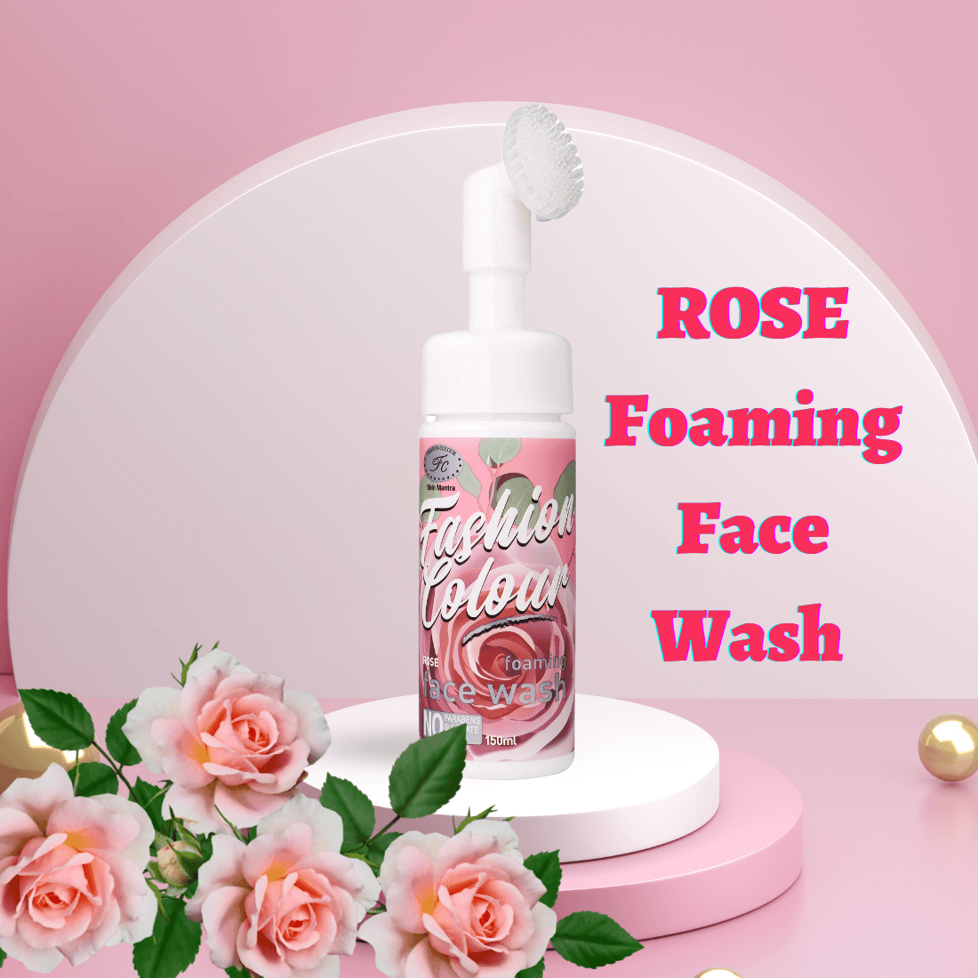 ROSE Foaming Face Wash With Built in Face Brush For Deep Cleansing and Healthy Skin 150mlfoaming face wash facial foam tea tree foaming face wash fash foam face wash clean & clear foaming face wash face shop face wash rose foaming face wash rose face wash face wash best face wash best face wash for acne best facial cleanser fair and lovely face wash natural face wash best face wash for combination skin skin care face wash foaming facial cleanser organic face wash