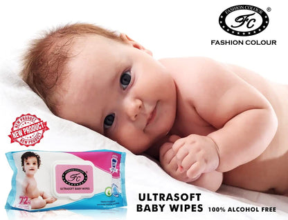 Ultra Soft, Absorbent, and 100% Alcohol-free Paraben Free and pH Balance Enriched with Vitamin E and Aloe Vera Extracts for a soft and Moisturized feel. Contains special conditioners & emollients to nourish the skin. Ideal for cleansing during the diaper change.