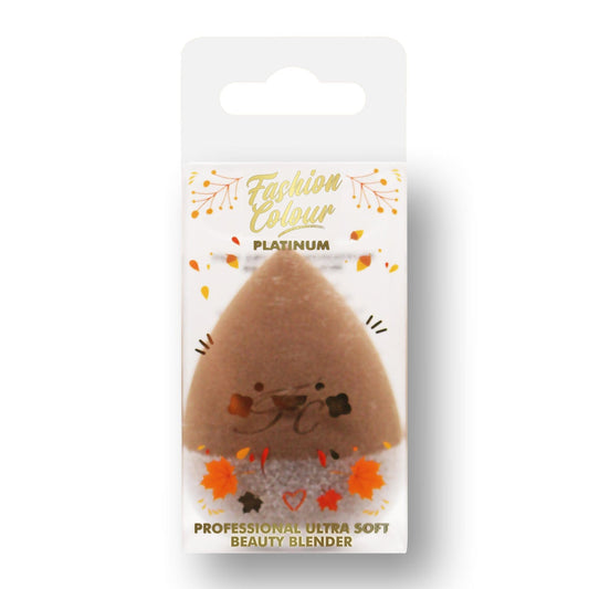 Fashion Colour beauty blender is soft, light, fluffy, squishy and porous. It gives an even blend without absorbing excess product. Its egg shape brown beauty blender is all type sensitive skin. It is own washable, re-usable, recyclable Etc. It increases its size when going wet can be used with both wet and dry product.