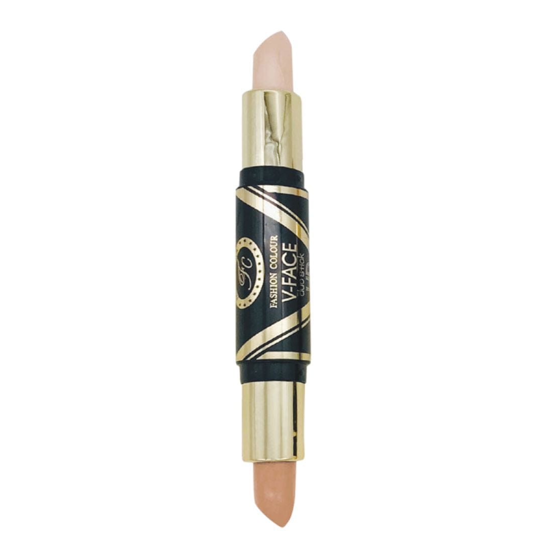 An invaluable two-in-one contouring crayon, You can gently dab the darker shade along the hallows of the cheeks and along the jawline while the other end is the concealer The full coverage concealer effortlessly camouflages uneven skin tone, redness, pigmentation marks, blemishes, and dark circles. It blends seamlessly for a flawless and natural finish Benefit: moisturizer, waterproof/water-resistant, concealer, natural.