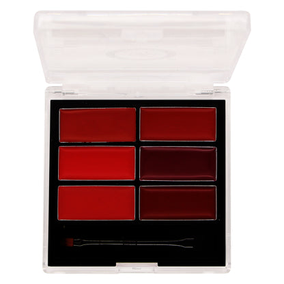 Fashion Colour Matte Box Professional Makeup Lipstick Palette, 6GM, Set A