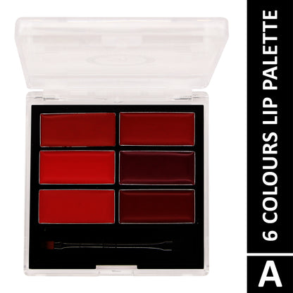 Fashion Colour Matte Box Professional Makeup Lipstick Palette, 6GM, Set A