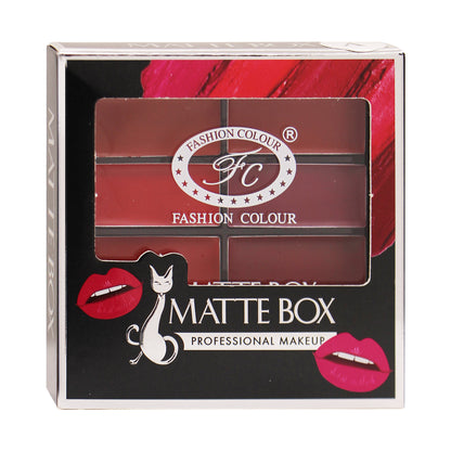 Fashion Colour Matte Box Professional Makeup, 6GM