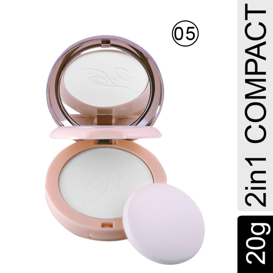 This is a new generation of oil control formulas designed to create nude makeup that is flawless natural and invisible. This two-in-one face powder sets your makeup in a nude finish without a trace of color. Two pieces of powder cake help to achieve the makeover more casually. The images represent the actual product though the color of the image and product may slightly differ. Long-Lasting, Dermatology approved