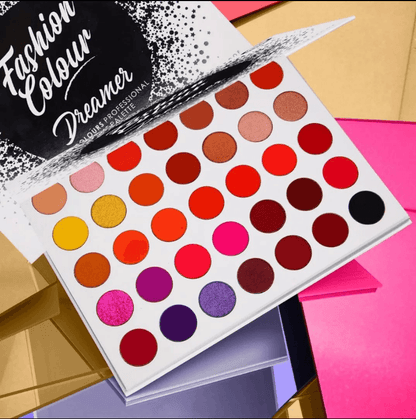 Introducing Fashion Colour Dreamer 35 colors professional artist palette from rich pigments, ultra-vibrant shimmers to super blendable matte colors, show off your inner-self and true colors.